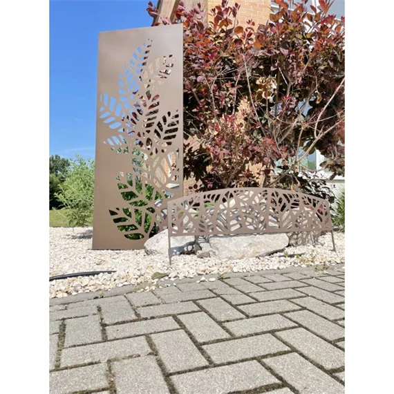 Dekorációs panel levél mintával 0,6x1,5 m