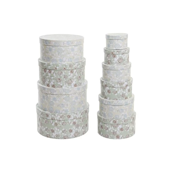 Doboz szett kerek 37,5x37,5x18 cm S/10