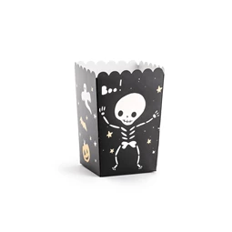 Dobozok popcornhoz boo! mix 7x7x12,5 cm S/6