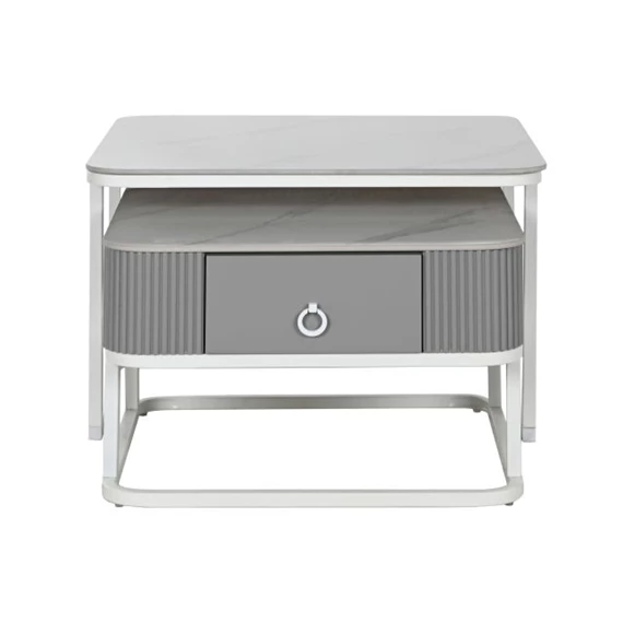 Dohányzóasztal szett 70x70x45 cm S/2