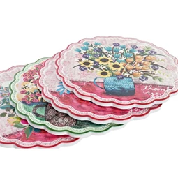 Edényalátét 20x20x1 cm 4 féle