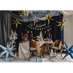 Eid mubarak banner 200 cm mix