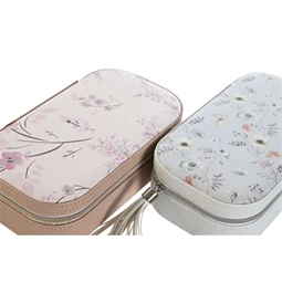 Ékszertartó tükörrel 18,5x10x5 cm 2 féle