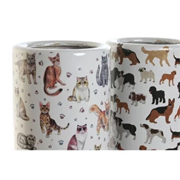 Esernyőtartó kutya és macska mintás 19x19x45 cm 2 féle