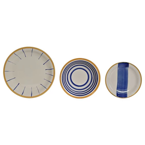 Étkészlet szett 26,5x26,5x3 cm S/18