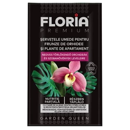 FLORIA nedves törlőkendő orchideák és szobanövények leveleire 6 g