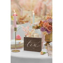 Fa asztalszám tízes 2x18x12,5 cm