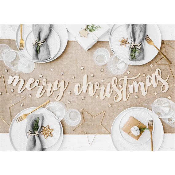 Fa banner Merry Christmas 87x17 cm