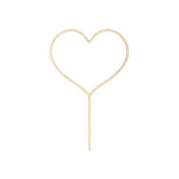 Fa tortadísz szív 23 cm