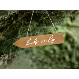 Fa útjelző gyerekeknek 36x7,5 cm