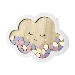 Fa vendégkönyv felhő alakú 30,5x43 cm