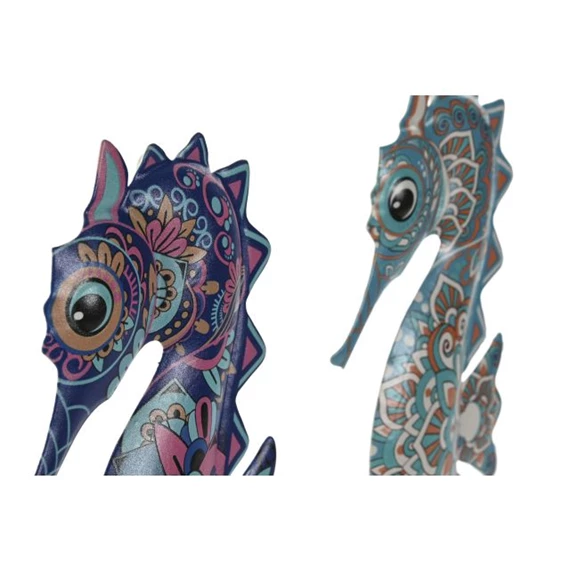 Fali dekoráció csikóhal 14x1x30 cm 2 féle