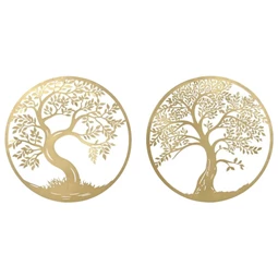 Fali dekoráció életfa 60x1x60 cm 2 féle