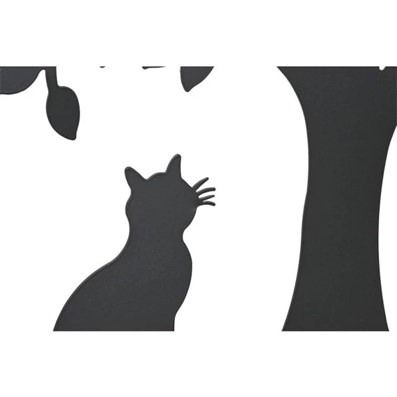 Fali dekoráció, életfa macskákkal 60x1x60 cm 2 féle