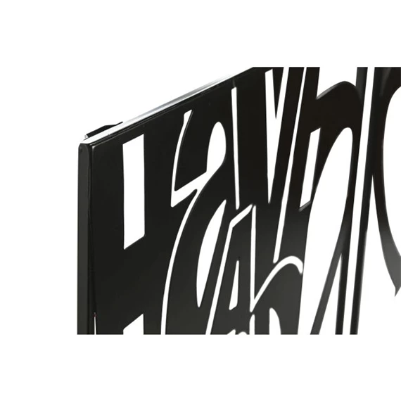 Fali dekoráció feliratos 44,5x1x44,5 cm 2 féle