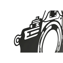 Fali dekoráció kamera 45x1x30 cm 2 féle