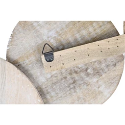 Fali dekoráció körök 100x3x62 cm