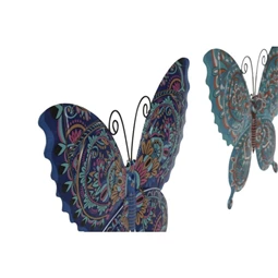 Fali dekoráció pillangó 30x1x23 cm 2 féle