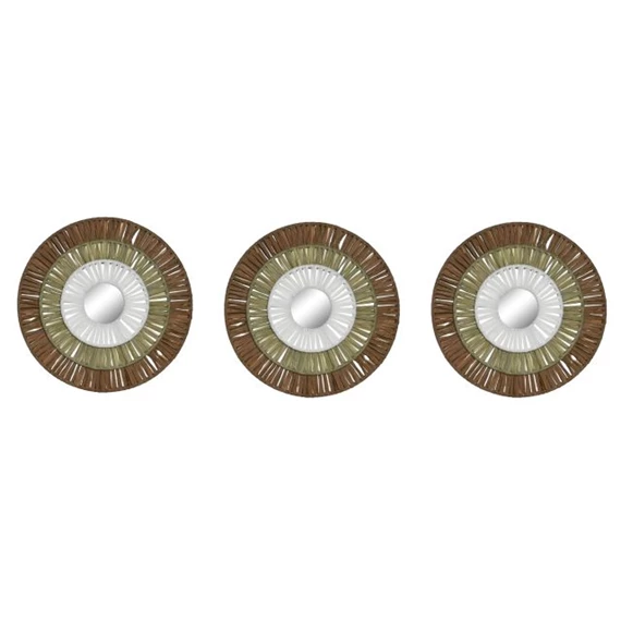 Fali dekoráció 20x1x20 cm S/3