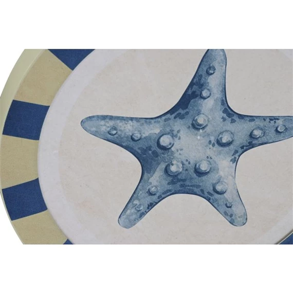 Fali dekoráció tengeri 30x3x30 cm 4 féle