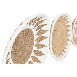 Fali dekoráció 45x7x45 cm S/3