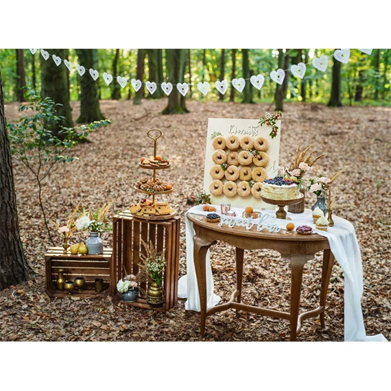 Fánkfal természetes fa 45x55 cm