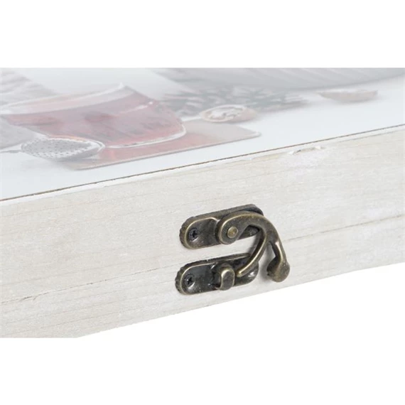 Fedődoboz keleties, tea mintás 46,5x6x31,5 cm 2 féle