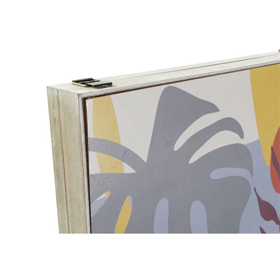 Fedődoboz trópusi mintás 46,5x6x31,5 cm 2 féle