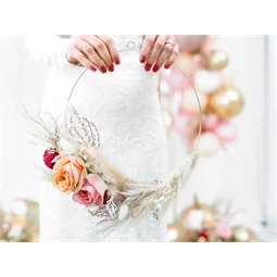 Fényes lufi 30 cm rózsaarany S/10