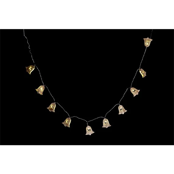 Fényfüzér LED-es harang 6,5x1,4x5,8 cm