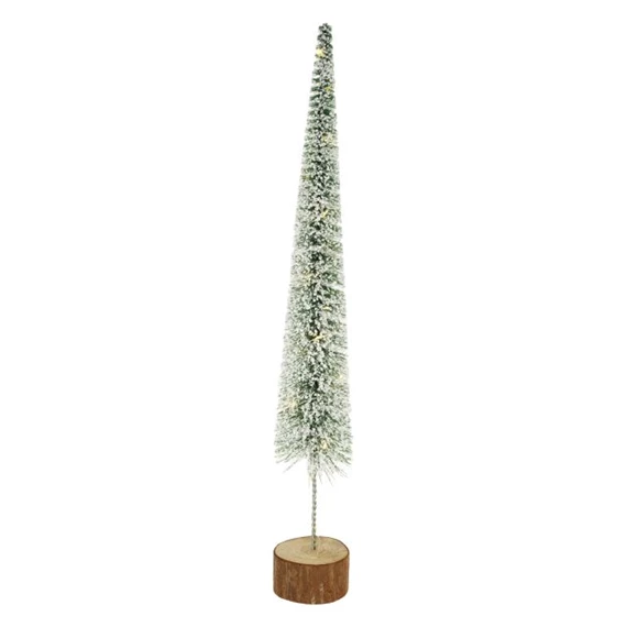 Fenyő fa talpon, LED-es 6x42,5 cm