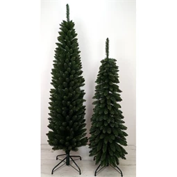 Fenyőfa talppal, slim, 190 ággal 120x40 cm