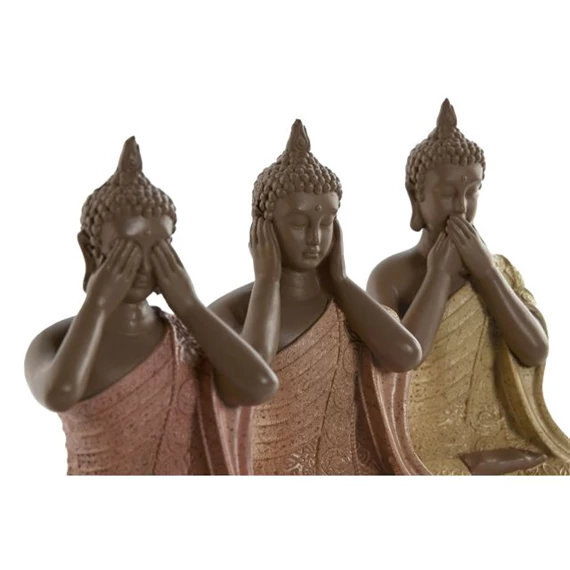 Figura Buddha 9x6x13 cm 3 féle