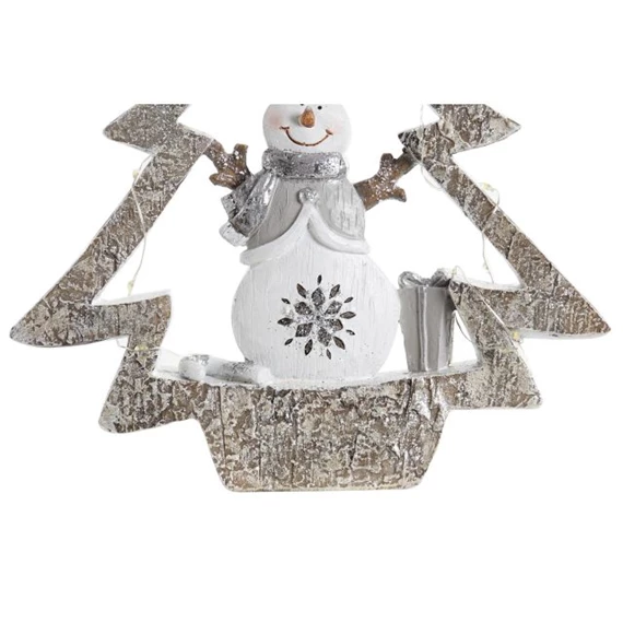 Figura LED-es fenyőfa 21,5x5x23,5 cm