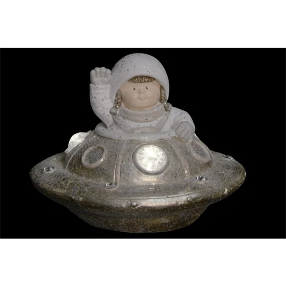 Figura LED-es ufo 38x28 cm