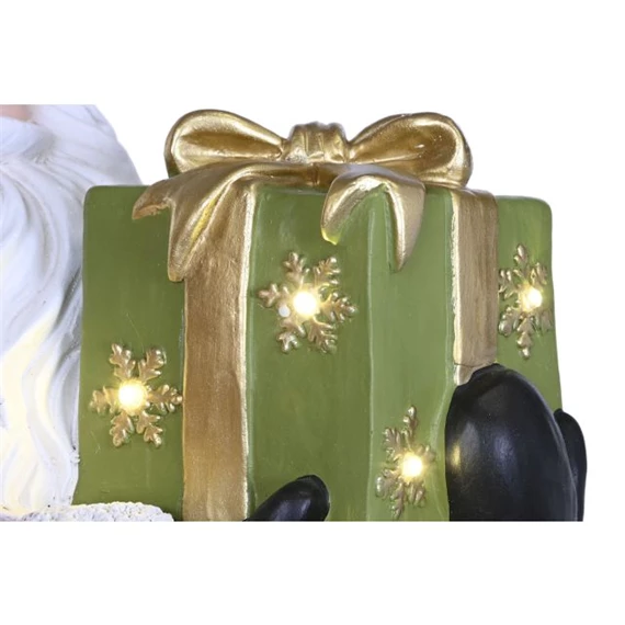 Figura Mikulás LED-es 52x45x121 cm