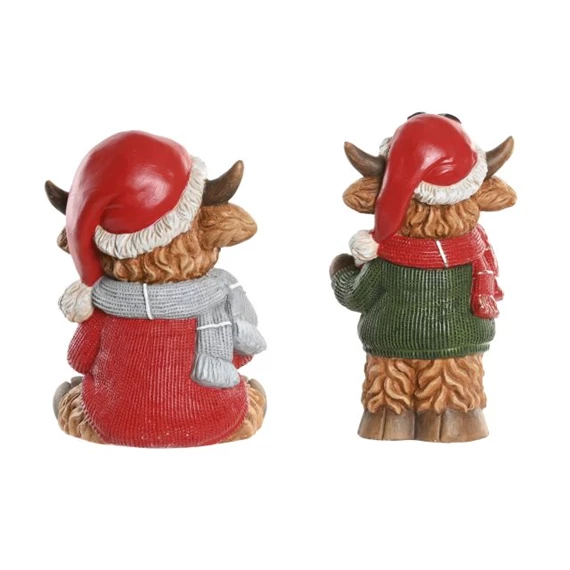 Figura borjú LED-es 22,5x19x38 cm 2 féle