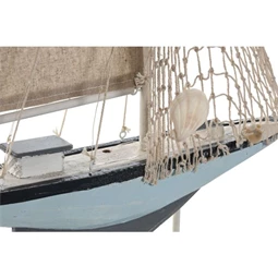 Figura hajó LED-es 32,5x5,5x51 cm