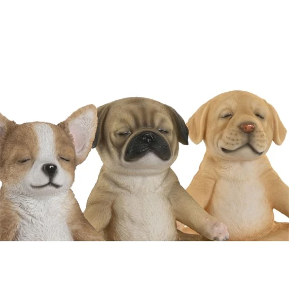 Figura kutya 14,5x9,5x16 cm 3 féle