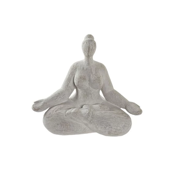 Figura lány jóga 27,5x15x24 cm