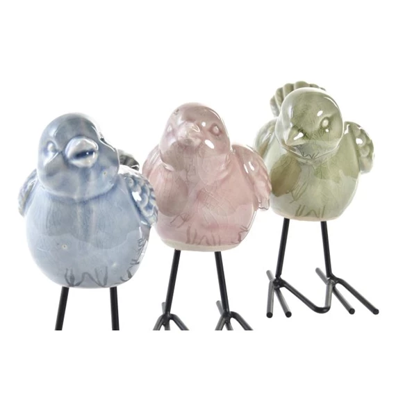 Figura madár 14x7x13,5 cm 3 féle