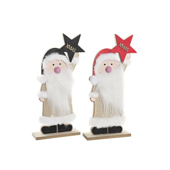Figura mikulás 15x5x31 cm 2 féle