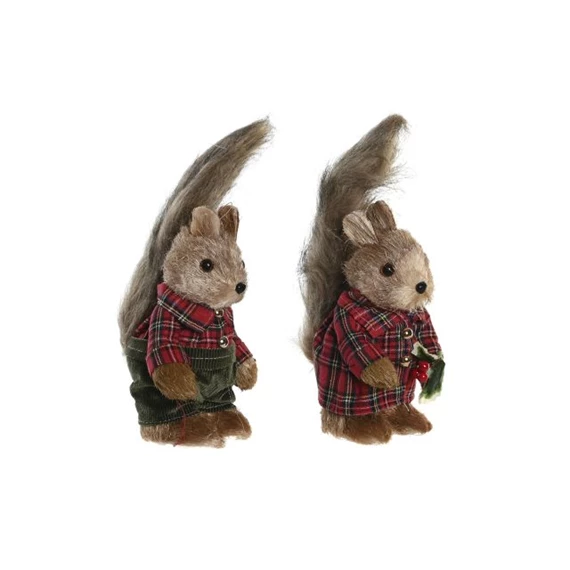 Figura mókus 12x15x25 cm 2 féle