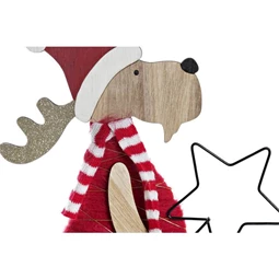 Figura rénszarvas 5x22x41 cm 4 féle