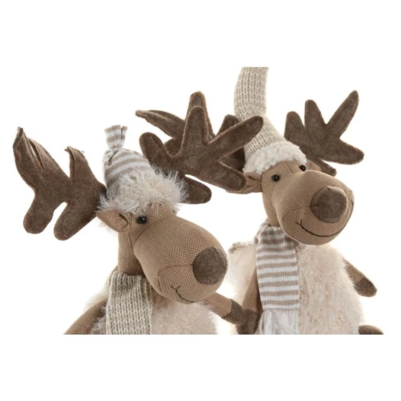 Figura rénszarvas 17x15x44 cm 2 féle