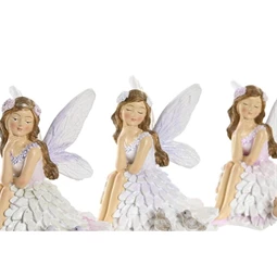Figura tündér 10x9,5x10 cm 3 féle