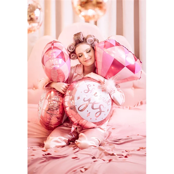 Fólia lufi gyűrű 41x72 cm mix