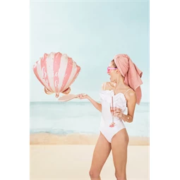 Fólia lufi kagyló menyasszonyi 52x50 cm mix