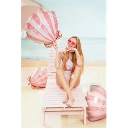 Fólia lufi kagyló menyasszonyi 52x50 cm mix