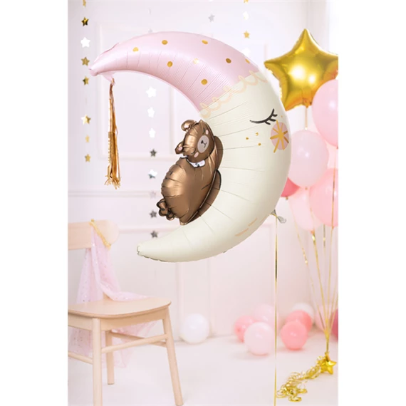 Fólia lufi maci a holdon 80x98 cm mix